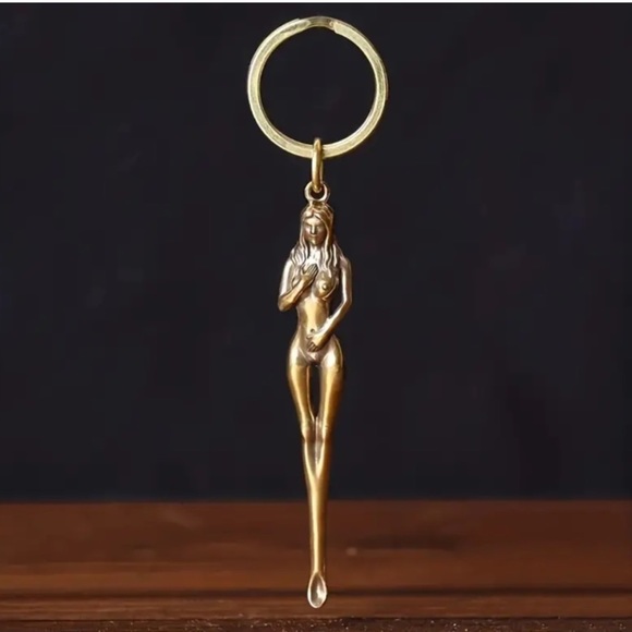 Vintage naked lady snuff spoon - Picture 6 of 6